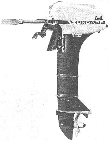 Zndapp-Schaltplan Typ 304-02L6 Langschaft Bootsmotor